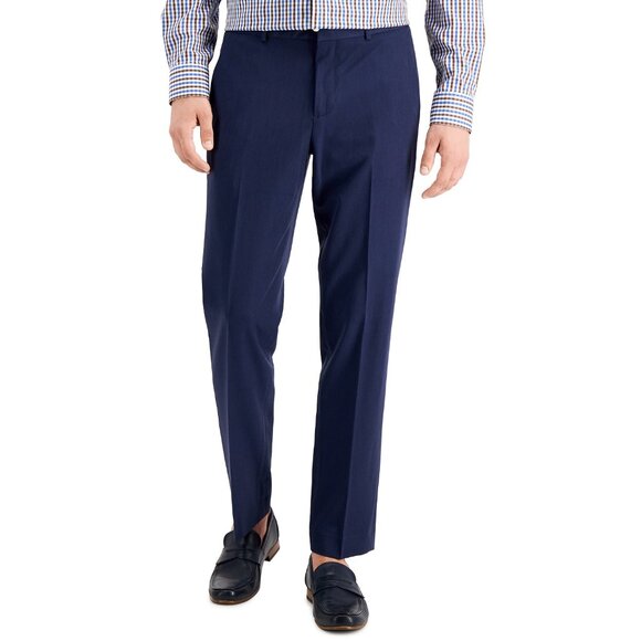 Perry Ellis Portfolio Men's Modern-Fit Stretch Solid Resolution Pants 36x32 B4HP - Picture 1 of 8